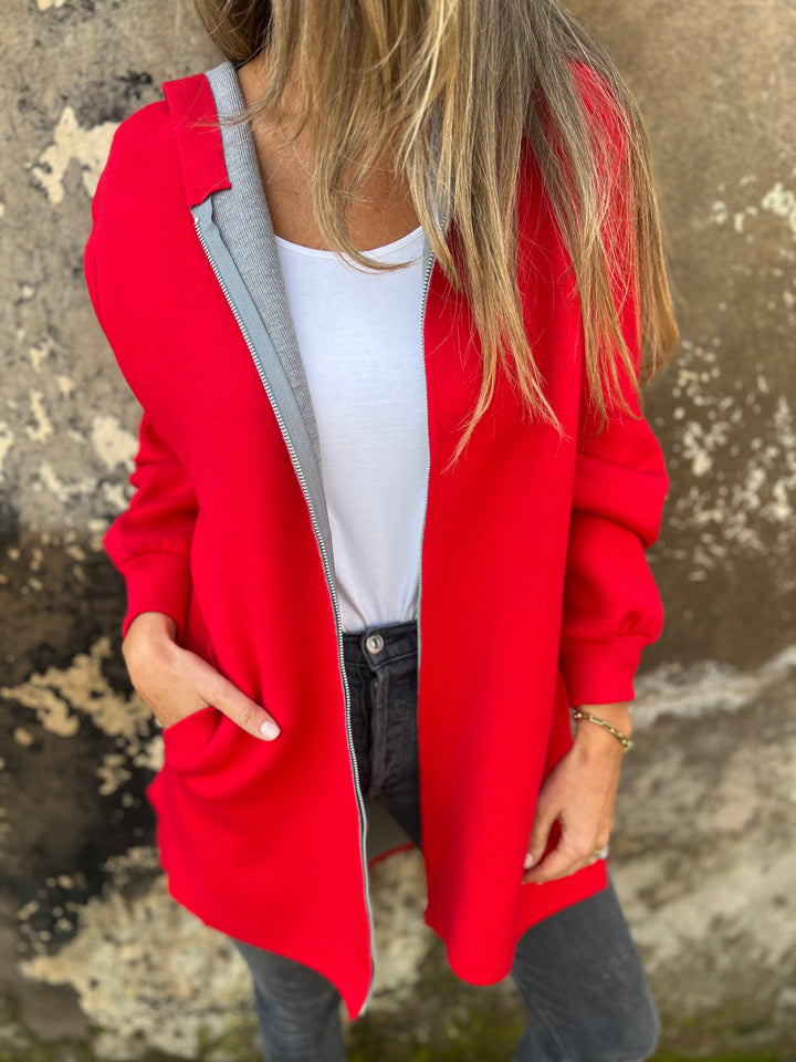 CLEARANCE SALE🔥 Round Neck Zipper Long Sleeve Casual Jacket