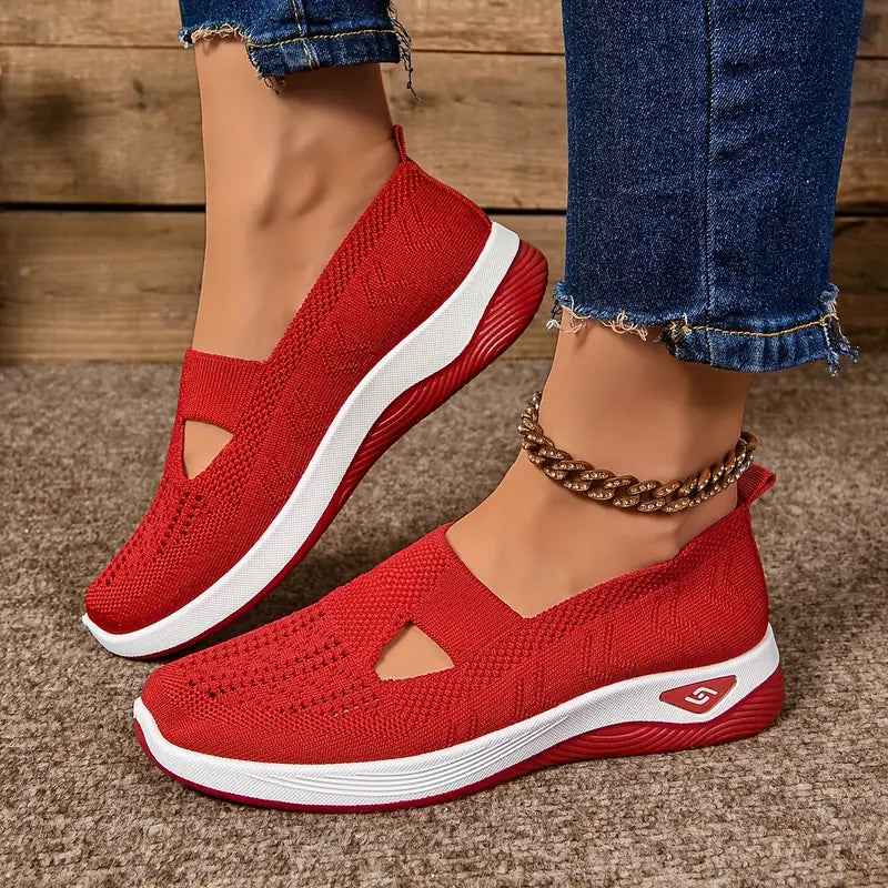 Women's Casual Breathable Slip On Orthopaedic Walking Sneakers