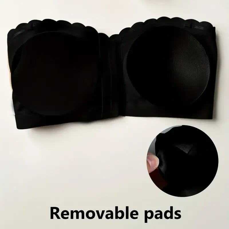 🔥Buy 1 Get 2 Free❤️Seamless Front Closure Strapless Bandeau Bra