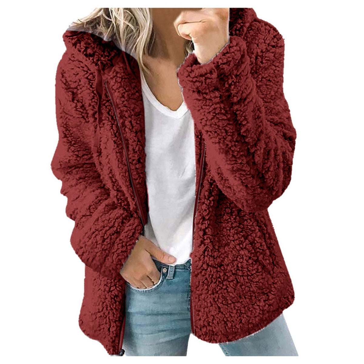🔥LAST DAY 50% OFF🔥 Women's Hooded Wool Coat